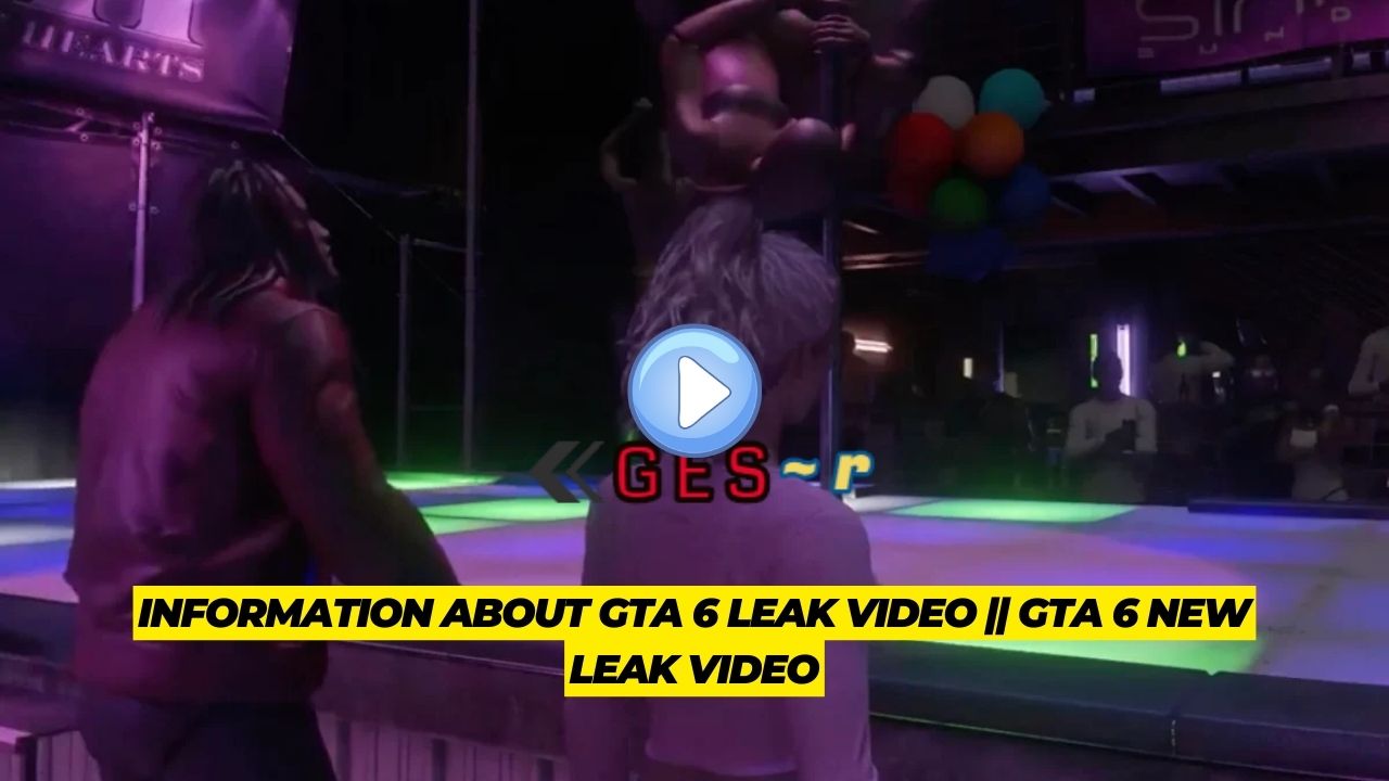 gta 6 leaked video || gta 6 leak twitter video