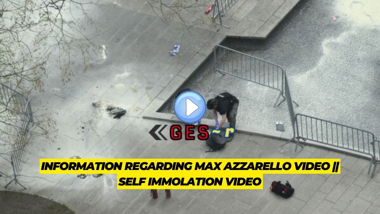 max azzarello fire || man sets himself on fire video